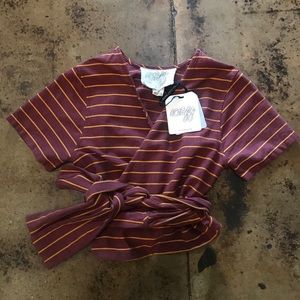 Ace & Jig Sierra Wrap Top in Valley size Medium